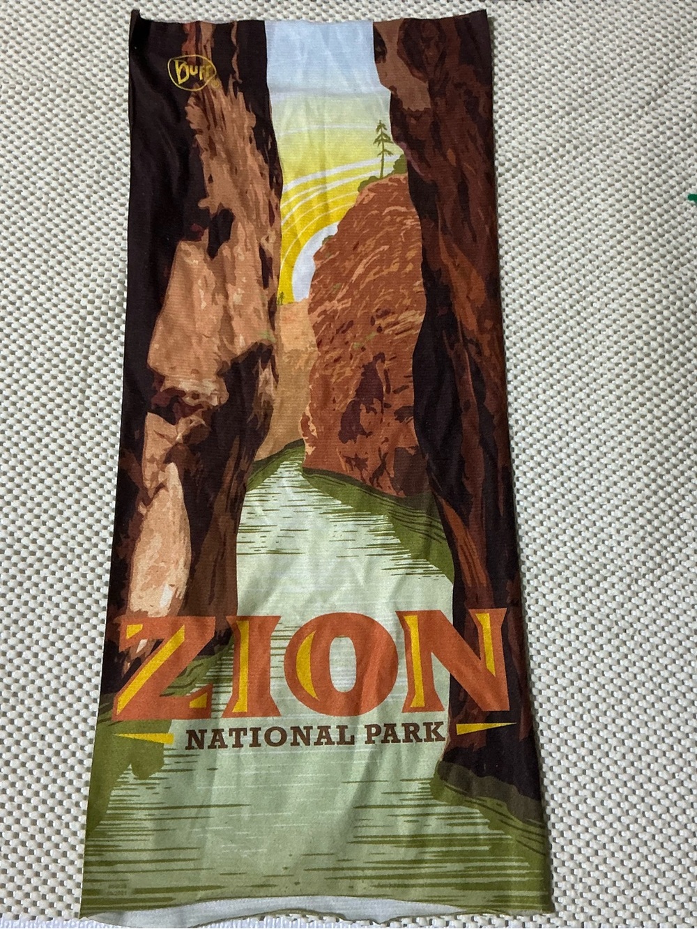 Buff Zion National Park Scenic Graphic Neck Gaiter - Picture 2 of 2